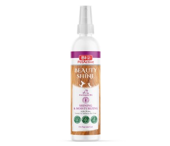 BIO PetActive Beauty Shine Spray спрей за блясък и подхранване на козината на кучета и котки 100ml